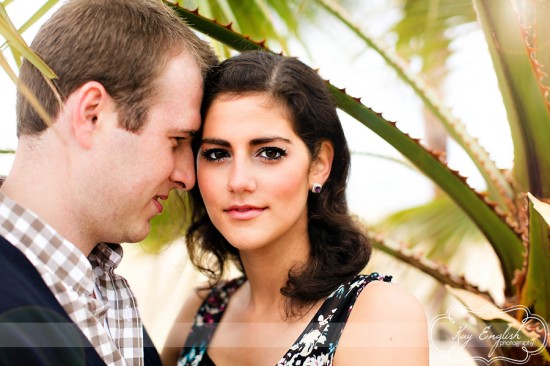 Couple in love outdoor portrait