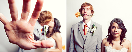 Couple kissing bride groom wedding