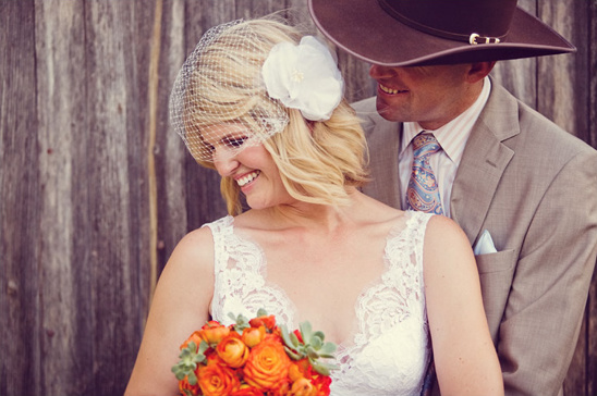 Ranch Style Wedding Overflowing With Glamour