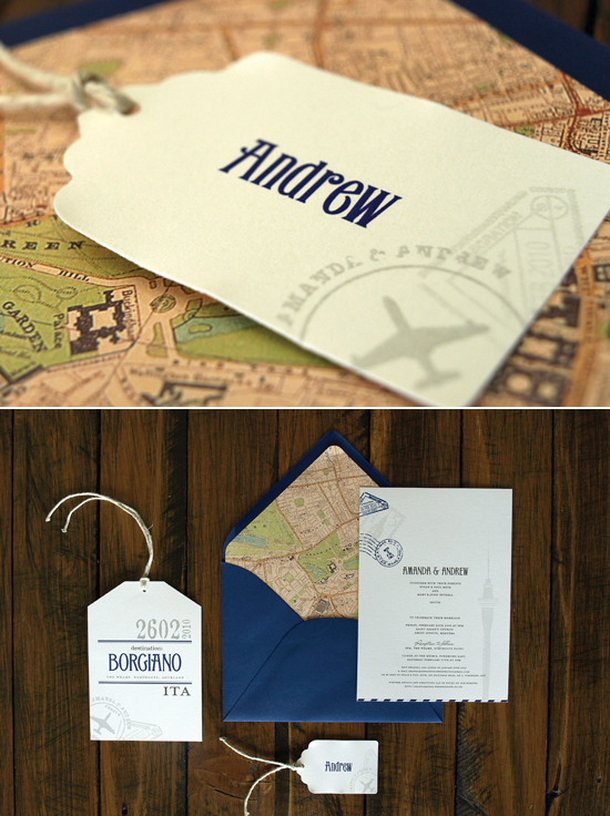 Ruby & Willow | Vintage Travel Invitations