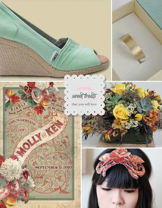 Sweet Treats + Toms Espadrille Wedding Wedges