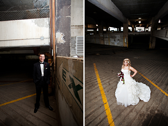 abandoned parkade wedding formals