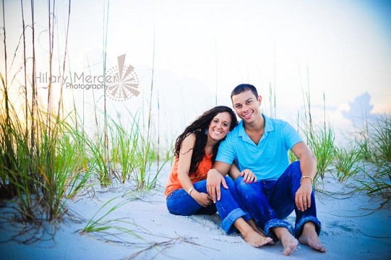 a 'love'ly coconut | pensacola engagement photography