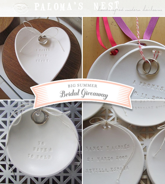 Big Summer Bridal Giveaway - Paloma's Nest