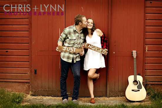 Erin+Luke=True | Farm & Field Engagement Session