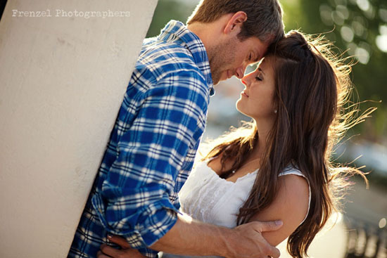 Jen & Jason's Downtown Pomona Engagement Session