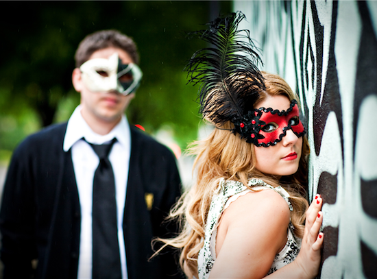 Masquerade Engagement Session