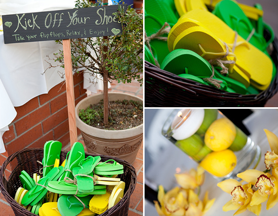 Relax and enjoy with these fun flip flops at your event