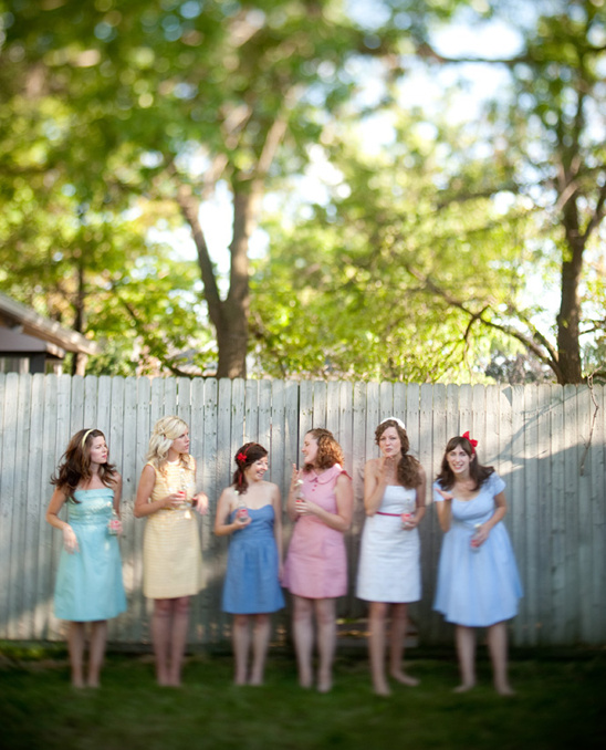 Retro Backyard Bridal Shower