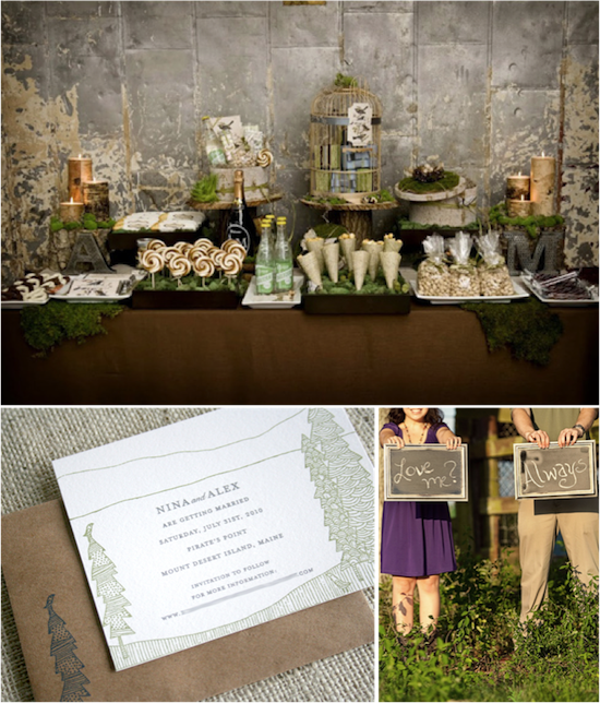 Rustic Wedding Inspiration | Details from Real Weddings