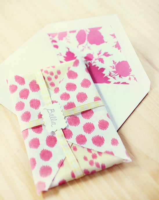 Do It Yourself Pretty Patterned Fabric Envelopes