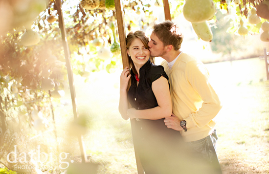 Kat & Brian's sweet and playful engagement {Kansas City/Weston, Mo.}