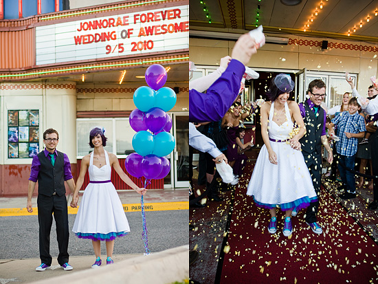 Unique, Dallas movie theater wedding!