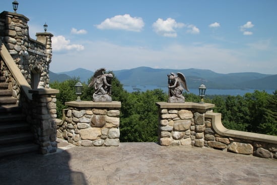 Wonderful Castle Overlooking Lake George New York: Castle Wedding Venues