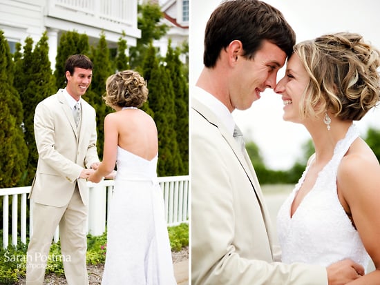 Bay Harbor Wedding - Love a first look!