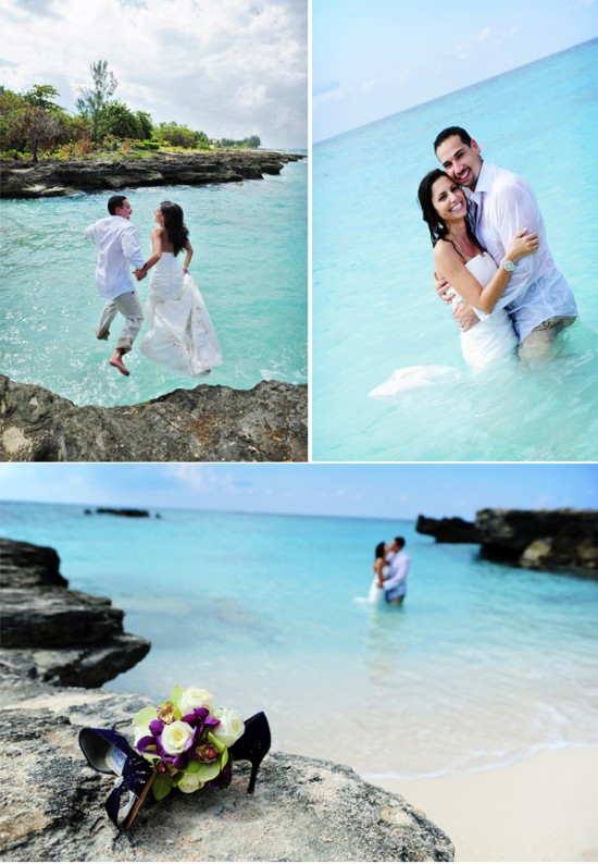 Cayman Islands Real Wedding and Trash The Dress