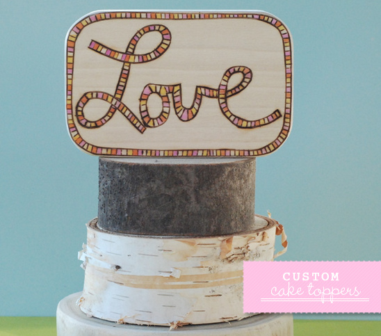 Custom Wedding Cake Toppers