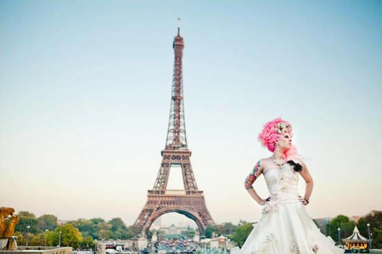 Rock N' Roll Bride As Marie Antoinette