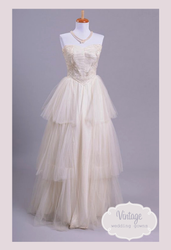 Vintage Wedding Gowns From Mill Crest Vintage