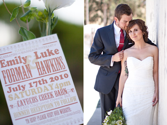 Barn Yard Wedding With Antique Touches