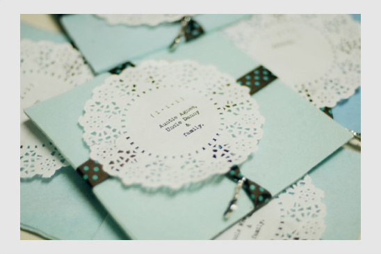 DIY Retro Wedding Invites