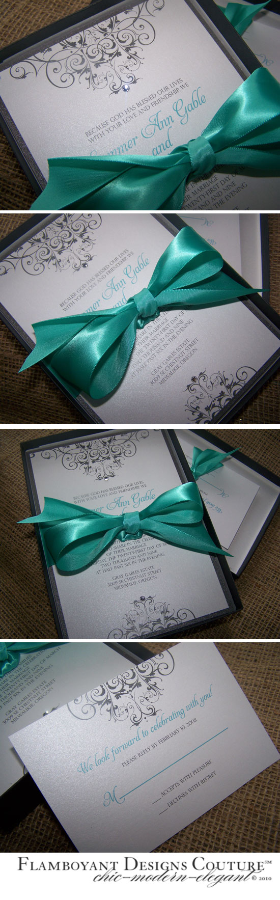 Gable: Elegant Boxed Wedding Invitation