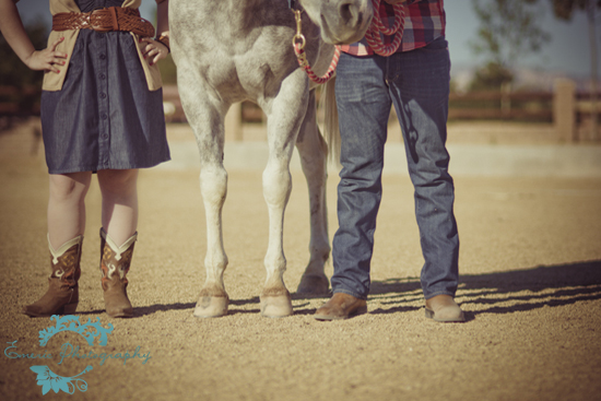 Modern Country Engagement Session | Carolina + Esau | Las Vegas, NV