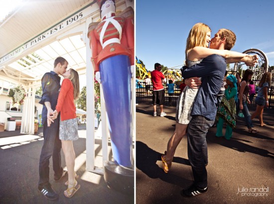 Portland Amusement Park Engagement Session!