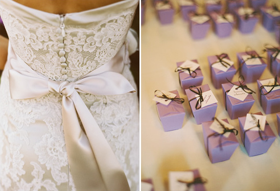 Purple And Lace North Carolina Wedding