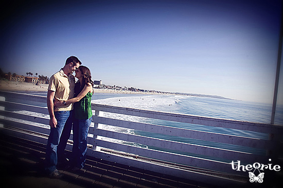 San Diego Pacific Beach + Mission Beach Engagement Photography. Jenatte + Dave