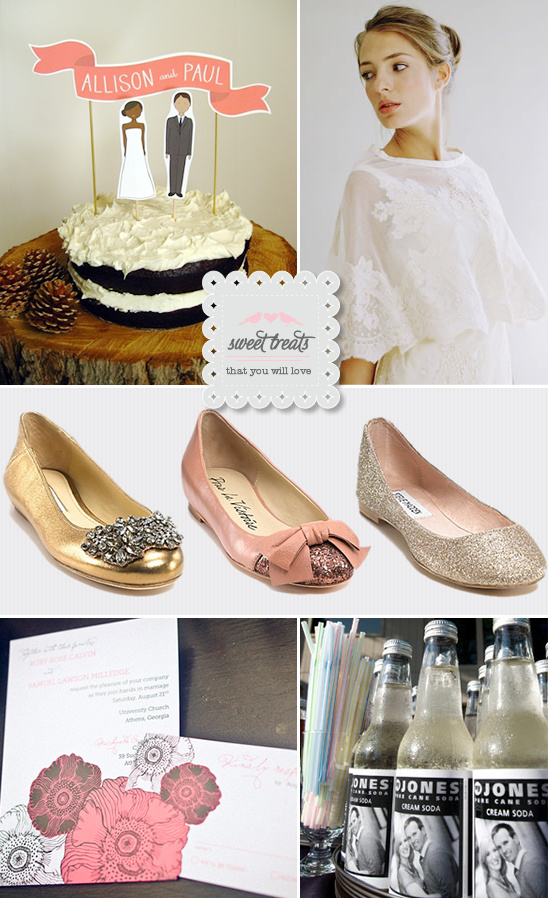 Sweet Treats + Wedding Ballet Flats