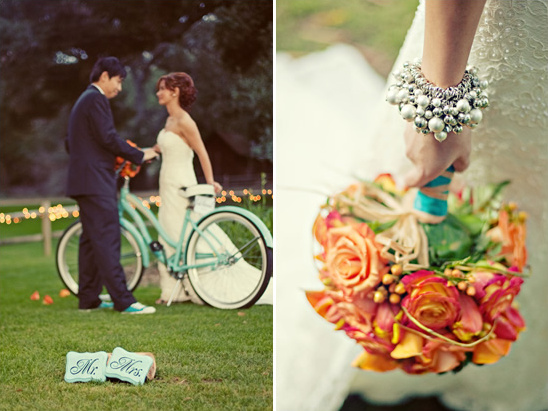 Temecula Orange and Teal Wedding Ideas