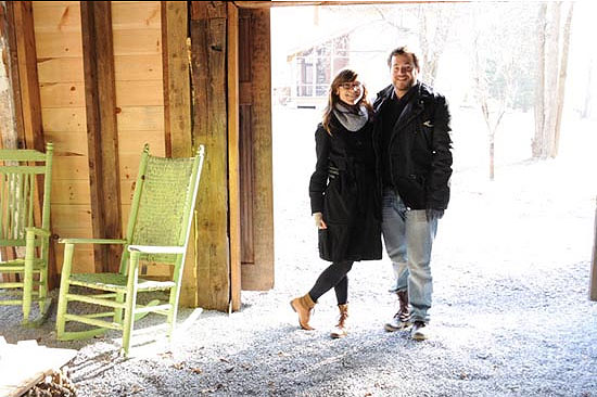 Hudson Valley Barn Engagement Sitting