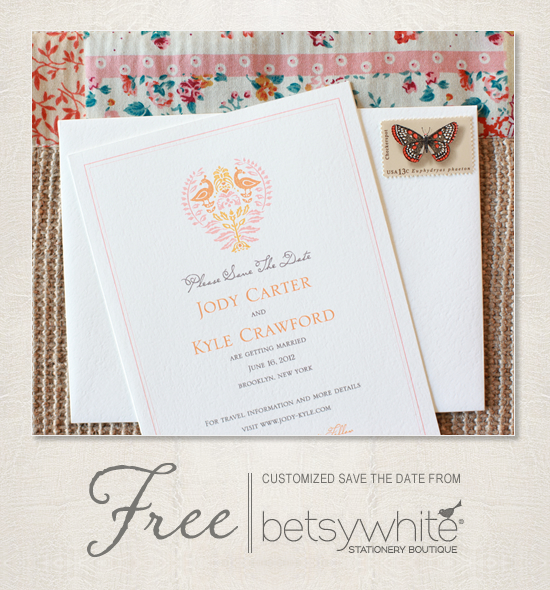 Free Save The Date Template From Betsywhite Stationery