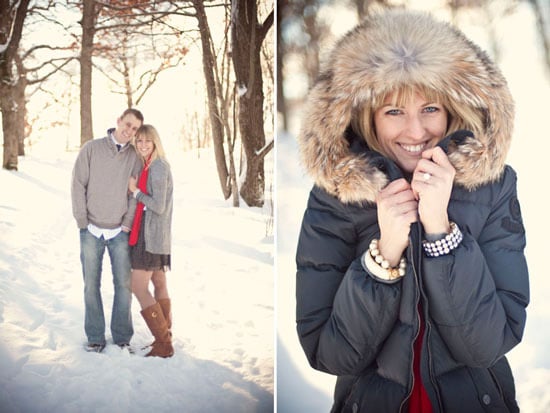 Wisconsin Winter engagement :: Emily Steffen