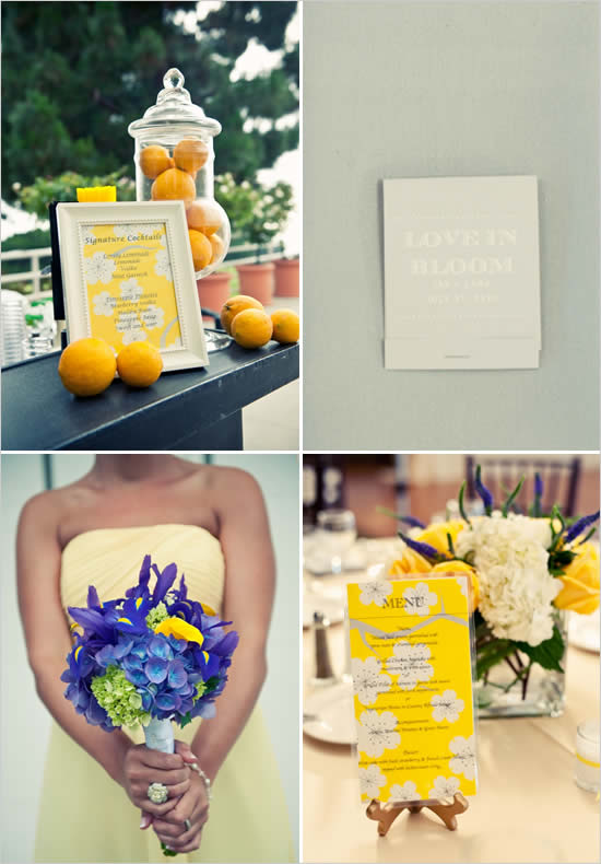 Yellow And Purple Wedding Ideas From LVL Events
