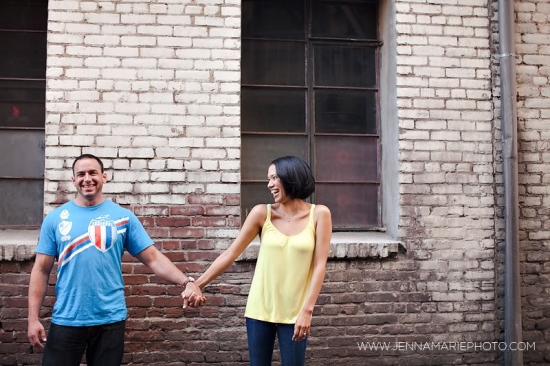 Old Town Pasadena Engagement Photography