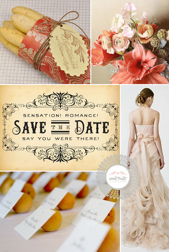 Sweet Treats + Romantic Peach Wedding Ideas