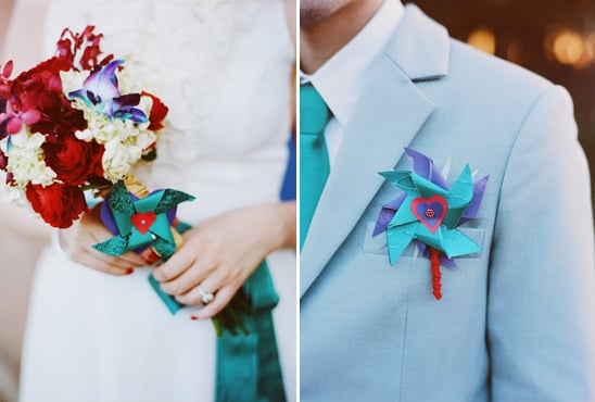 A Bright And Colorful DIY Wedding By Heather Curiel Photography
