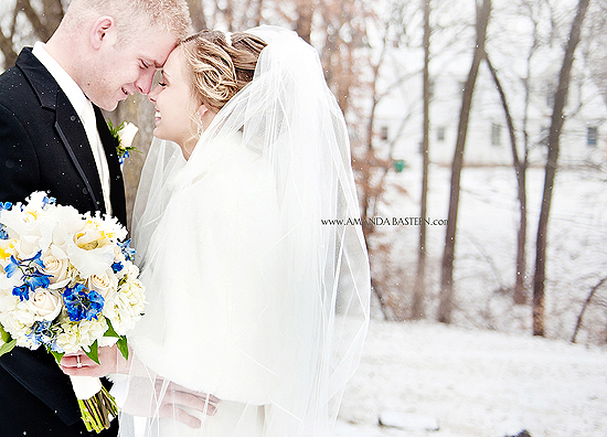 Beautiful Snowy Wedding | Mary & Josh