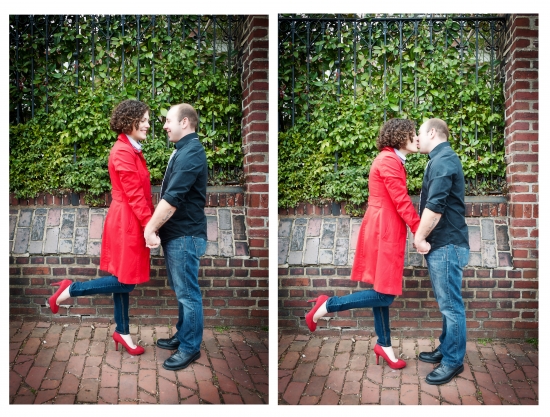 Engagement Shoot in Old Town Alexandria
