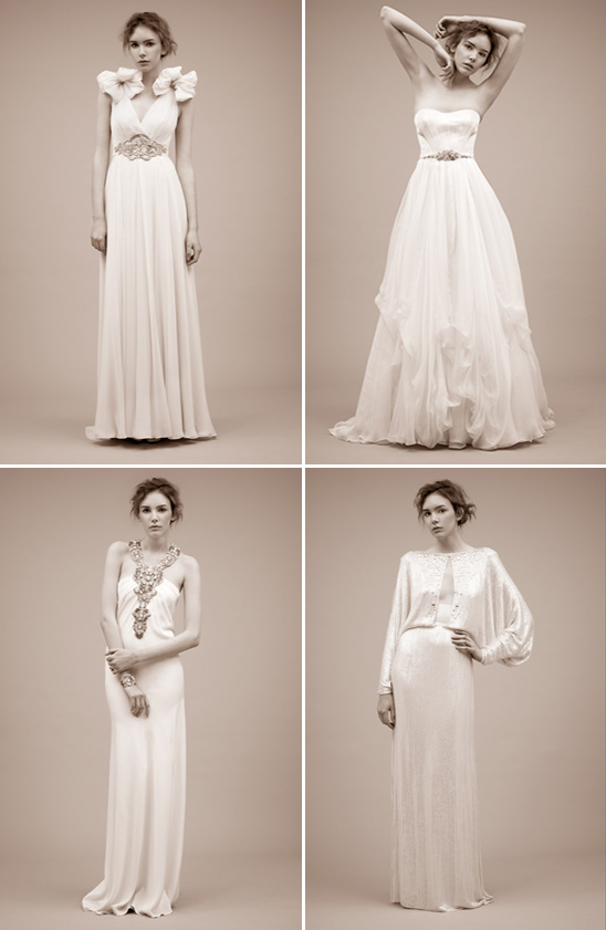 Elegant wedding gowns in various styles