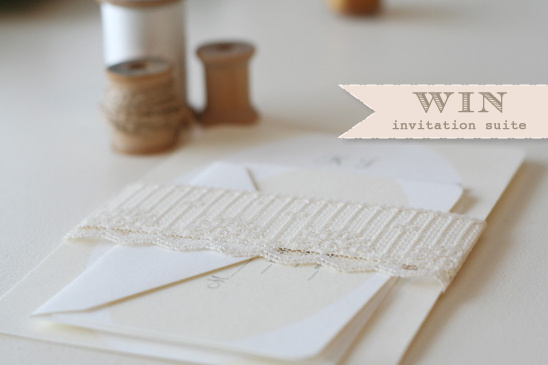 Paper and Thread Invitation Suite Giveaway