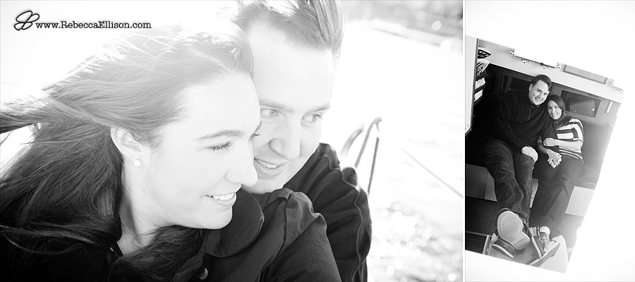 Seattle - Lake Union Sailboating Engagement Session