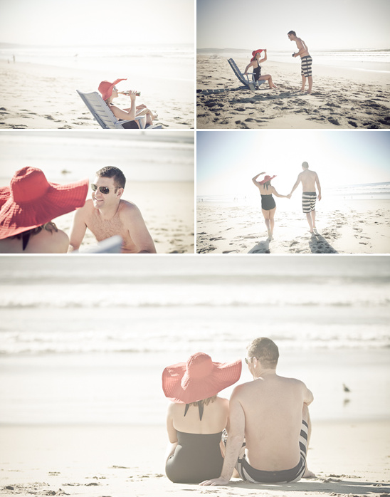Vintage Inspired Beach Engagement Session From Constance Curtis