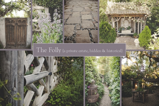 The Folly hidden historical private estate collage