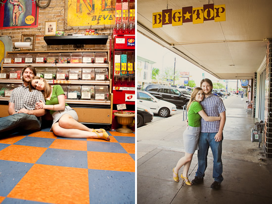Candy, Cupcakes and Comics - Austin Engagement Session