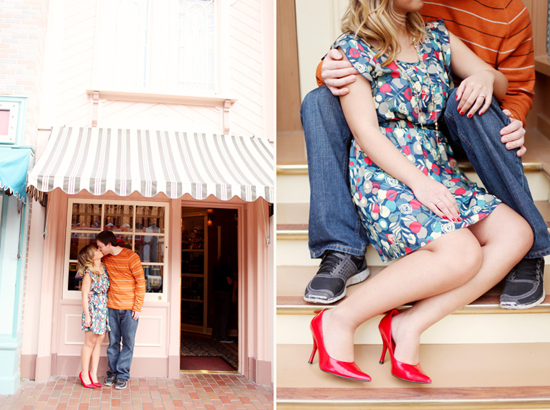 { disneyland engagement | adrienne gunde photography }