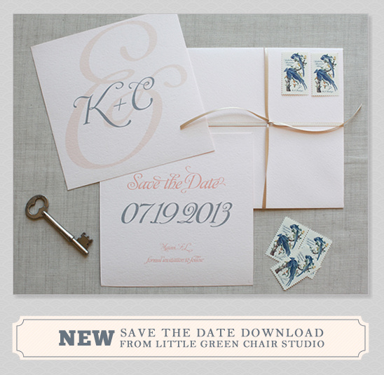 Elegant Do It Yourself Save the Date Cards
