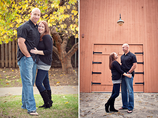 Old Towne Orange Engagement Photos: Kari + Chris